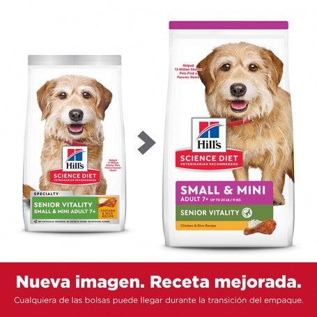 Hill's Senior Vitality Adulto 7+ - Razas Mini y Pequeñas Science Diet Hill's Senior Vitality Adulto 7+ - Razas Mini y Pequeñas Science Diet